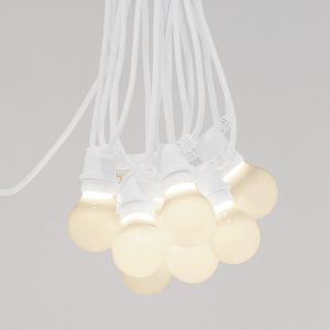 Seletti :: Lampki ogrodowe Bella Vista białe (mleczne żarówki LED)