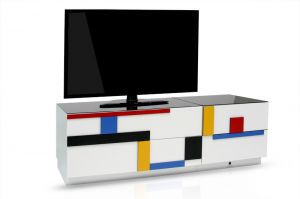 Nowoczesny stolik RTV Blues B07 Mondrian