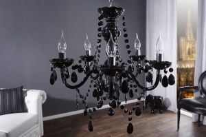 Lampa wisząca Wioletta Black - czarna