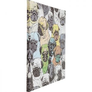 KARE Design :: Obraz / dekoracja ścienna Touched Mops Meeting 100x100cm