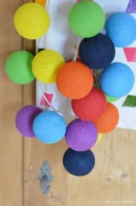 Cotton Ball Lights : Rainbow 35 kul - 35 kul