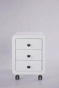 KARE Design :: Kontener White Club 3 szuflady - Kare design :: Kontener White Club 3 szuflady || bia