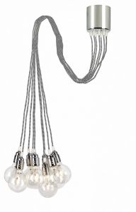 KASPA :: Lampa wisząca More czarno-biała - czarno-biały