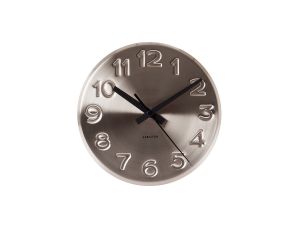 Karlsson :: Zegar ścienny Bold Engraved Numbers Steel