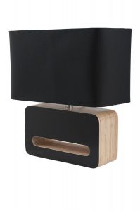 Zuiver :: Lampa Wood czarna - Zuiver :: Lampa Wood czarna || Silver